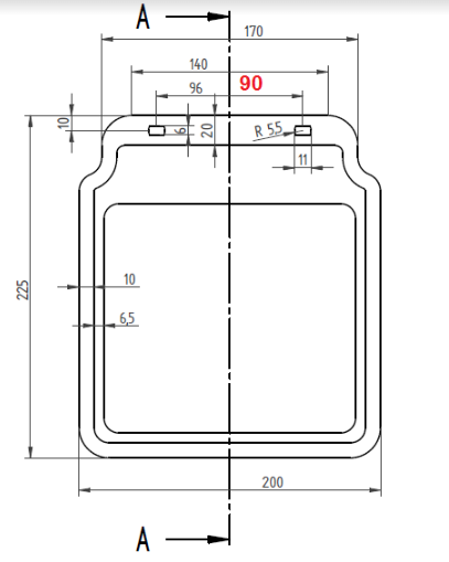Second image of AP-001 - Zavesice za auto prikolice- Dimenzije: 200 x 225 mm