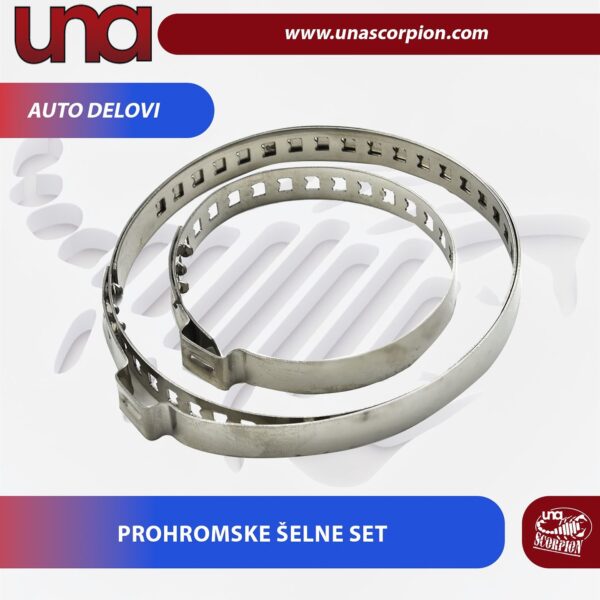 US-50120 - Univerzalna prohromska šelna SET - Dimenzije: Ø50-Ø120 mm I  Ø20-Ø40 mm